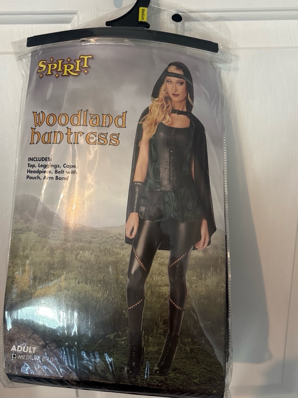 Spirit Woodland Huntress Costume - Green, Black